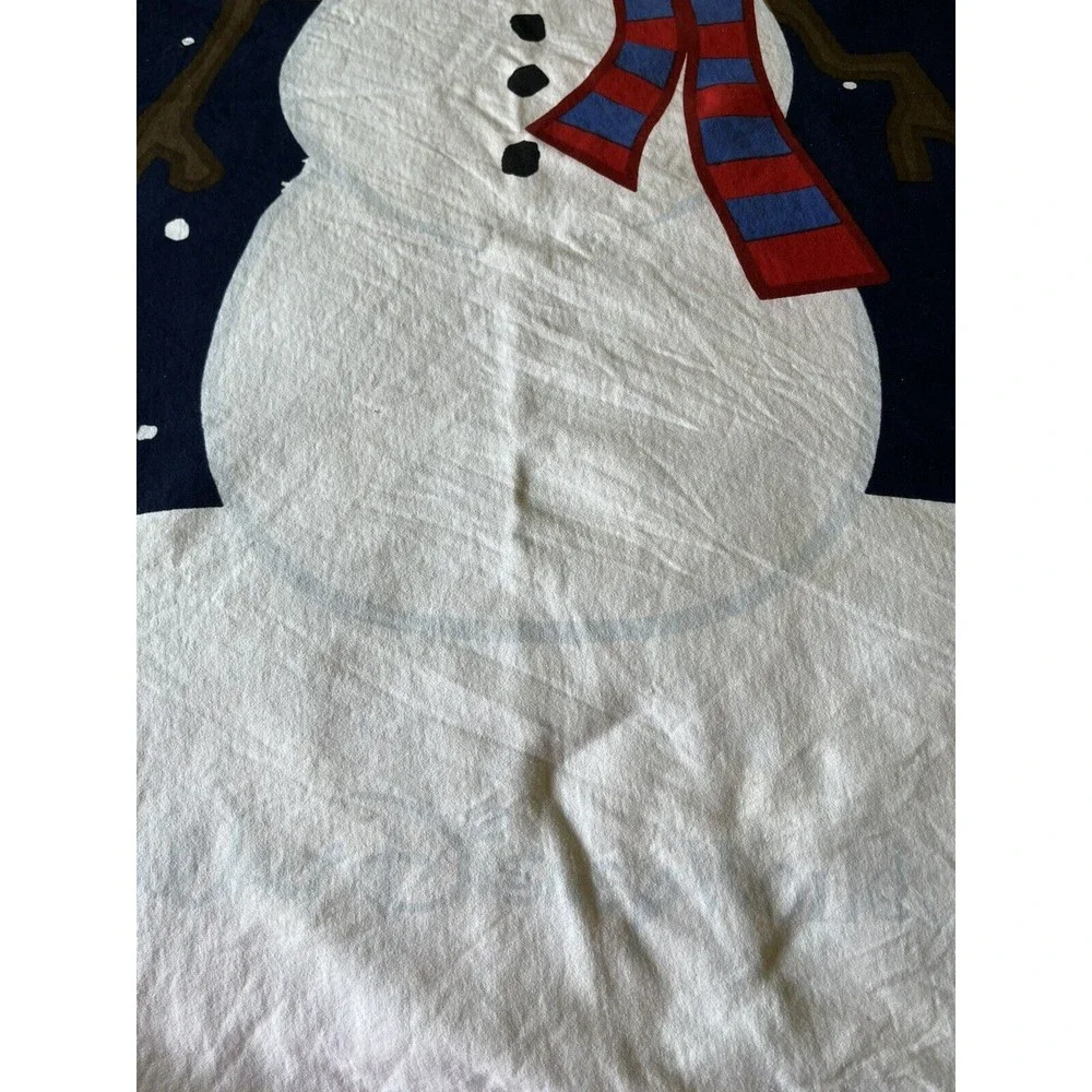 Walt Disney World Disneyland Resort Throw Lap Blanket Mickey Mouse Ears Snowman